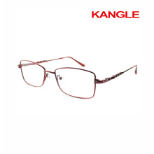 Low price cheap Economic basic line Lady metal optical frames / metal eyeglasses